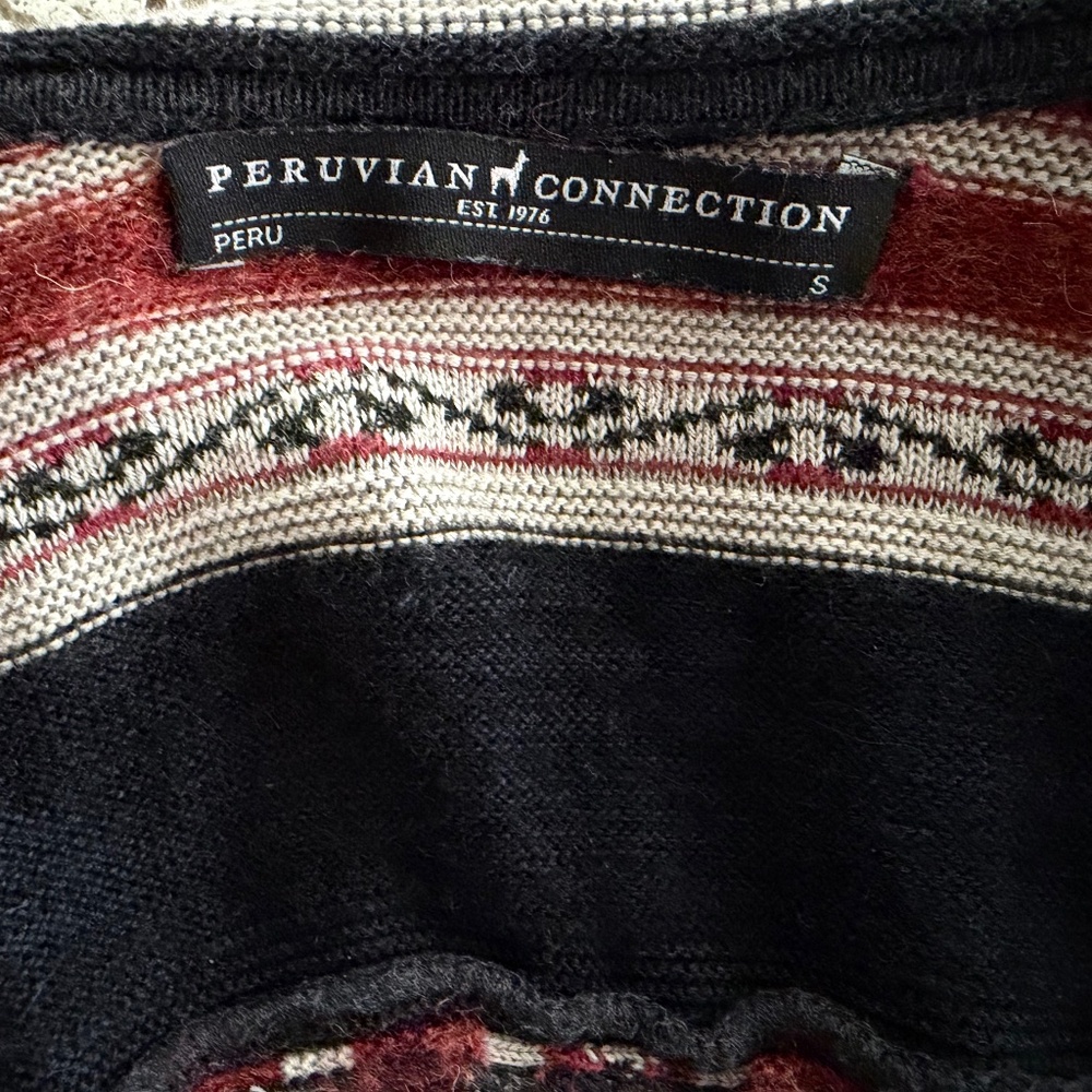 Peruvian Connection Cardigan Size S - Picture 4 of 5